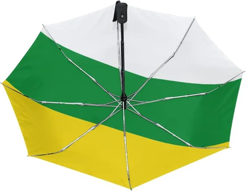 Vista 3 de Olsztyn - Paraguas plegable con revestimiento de pegamento y cierre automático portátil compacto unisex resistente al viento