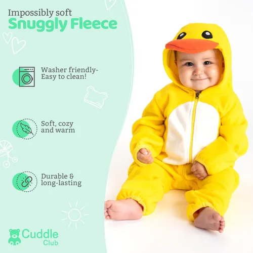 Vista 83 de Enterizo de vellón para bebé, rómper de una sola pieza con capucha para niños, ropa para exteriores, chaqueta infantil