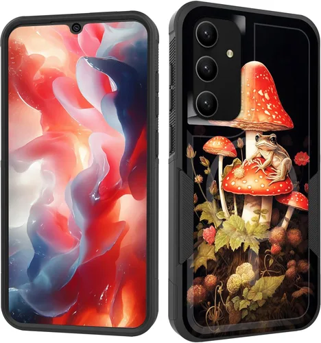 Vista 48 de Funda magnética para Galaxy A16 5G, [compatible con MagSafe] [protección contra caídas de grado militar] Funda resistente a prueba de golpes