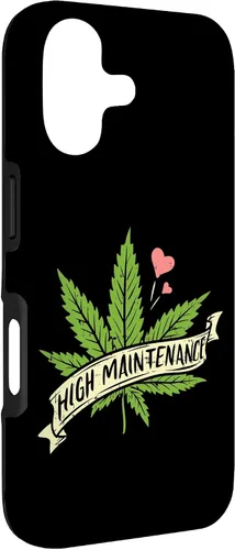 Vista 3 de High Maintenance Weed Cannabis Pocket 420 THC Stoner Gift Case for iPhone 17