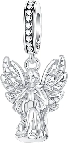 Vista 151 de LUXILLA Abalorio de plata de ley 925 para madre, hija, abuela, para familia, amor, madre, hija, abuela, para pulseras, collares, dijes, abalorios