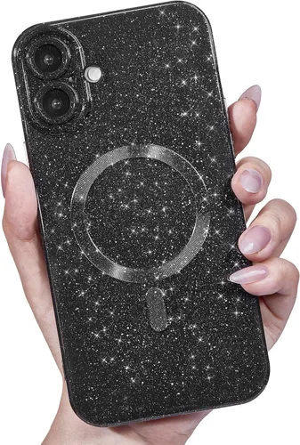 Vista 71 de LoeoeL Funda para iPhone 12 con Purpurina Compatible con Magsafe, Femenina Linda Brillante Magnética Mag Safe Bonita Funda para Teléfono