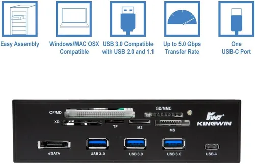 Vista 6 de Controlador de refrigeración KingWin, Negro