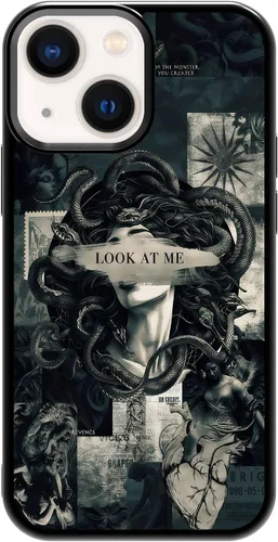 Vista 283 de Funda de teléfono Qizijio estilo azteca a prueba de golpes y protectora para iPhone 7/8/SE