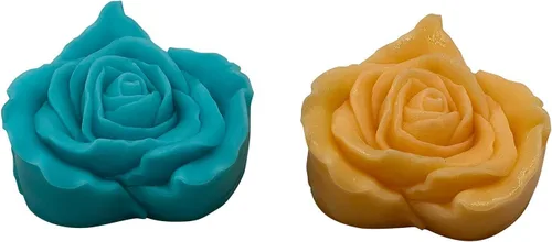 Vista 6 de Monqui - Juego de 2 moldes de silicona para velas de regalo de boda y San Valentín, moldes de chocolate, moldes de jabón, moldes para manualidades