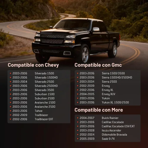 Vista 2 de 599-210XD Módulo de Control de Clima Panel de Control de AC Compatible con Vehículos Chevy GMC Buick Cadillac Isuzu Saab 2003-2007 - Silverado