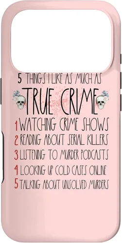 Vista 29 de Funda para iPhone 13 Pro Max Serial Killer I Like True Crime For Women True Crime Lover