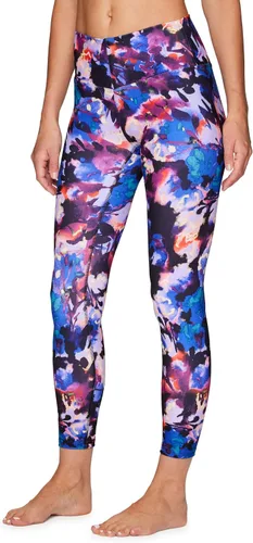 Vista 3 de RBX Active - Leggings de yoga para mujer con estampado de longitud completa de 78 tobillos, para correr