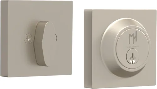 Vista 12 de Mega Handles - Cerradura de cerrojo SUANA I Cerradura de entrada - Cerradura de cerrojo cuadrada de alta resistencia para puertas zurdas o diestras