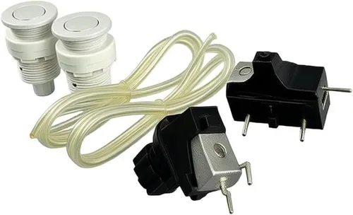 Vista 2 de Stainless Steel Air Switch Button 16A Wet Environment Safe