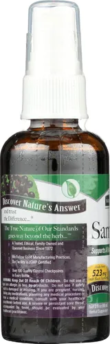 Vista 4 de Nature's Answer Sambucus nigra Black Elder Berry Extracto Spray - 2 fl oz