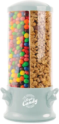 Vista 4 de Handy Gourmet Original Triple Candy Machine-Fun Candy & Nut Dispenser-Nuevo y mejorado (crema de almendras), estándar (JB8450AL)