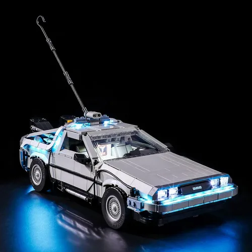 Vista 2 de Lightailing Luz LED para Lego 10300 Back to the Future Time Machine Modelo de bloques de construcción - NO incluido el juego de modelos