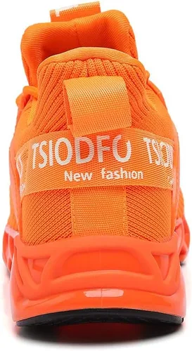 Vista 6 de SKDOIUL Tenis para correr para hombre, tenis de malla transpirable para corredores de senderos