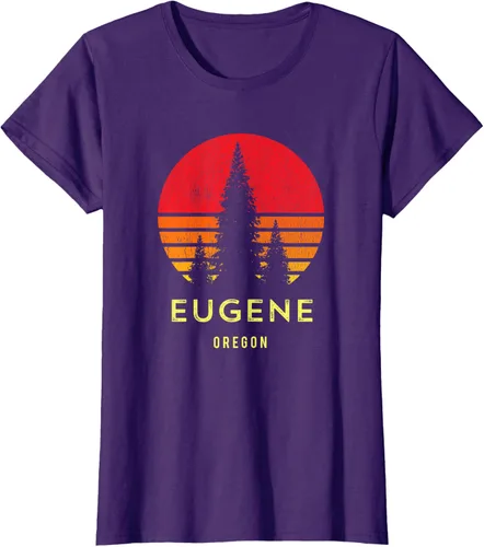 Vista 10 de Camiseta Eugene Oregon, Negro, S
