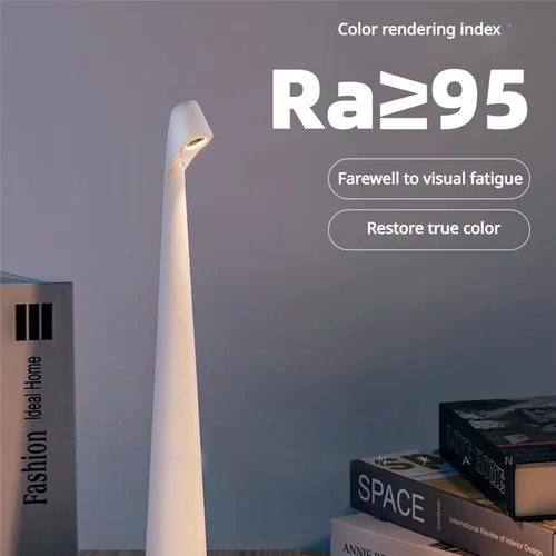 Vista 7 de Lámpara de escritorio de aprendizaje dormitorio, decorativo de alta Fu Ku recargable luz de noche de noche, carga USB, más niveles más atenuador