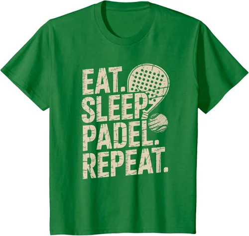 Vista 35 de Camiseta Eat Sleep Padel Repeat Padel Jugador de Tenis
