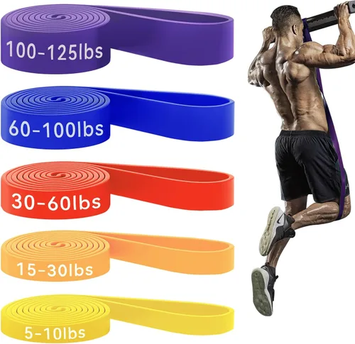 Vista 12 de HAPBEAR Pull Up Assistance Bands - Pull Up Bands - Resistance Bands - Exercise Bands Resistance Bands Set - Workout Bands for Working Out