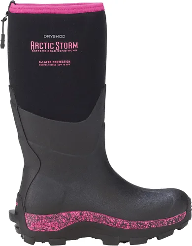 Vista 3 de Dryshod Arctic Storm Hi - Botas de meter para mujer, color negro