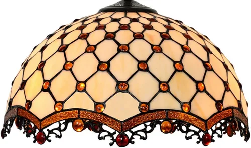 Vista 8 de Tiffany - Pantalla de repuesto para lámpara de cristal, accesorios para lámparas de mesa, lámpara de pie, lámpara de techo, lámpara colgante