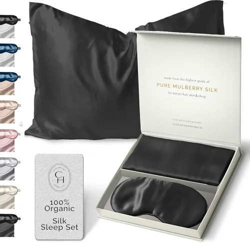 Vista 8 de FUNDA DE ALMOHADA DE SEDA DE MORERA 100% SUNDAYSILKS™, Fundas de almohada de seda para cabello y piel, Superior a la funda de almohada de satén