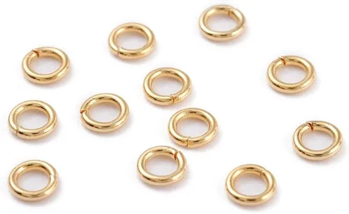 Vista 27 de HDSupplies 100 piezas - 4mm de argollas de acero inoxidable 304 de tono negro - Calibre 22 (espesor de 0.6mm)