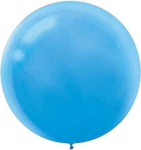 Vista 6 de Globos redondos de látex rojo manzana, 24 pulgadas (paquete de 25), perfectos para fiestas, celebraciones y decoraciones navideñas