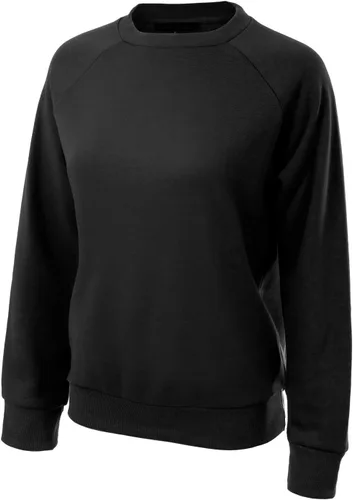 Vista 52 de MixMatchy Sudadera básica suave y cómoda de forro polar con cuello redondo para mujer