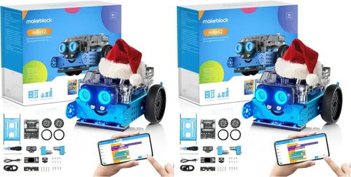 Vista 11 de Makeblock mBot2 Rover Emo Robot Programación para niños, kit de robótica interactiva de aprendizaje y juego al aire libre, codificación de control