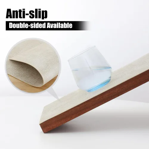 Vista 3 de Homaxy Juego de 4 manteles individuales de piel sintética resistentes al calor para mesa de comedor, impermeables, lavables, lavables, manteles