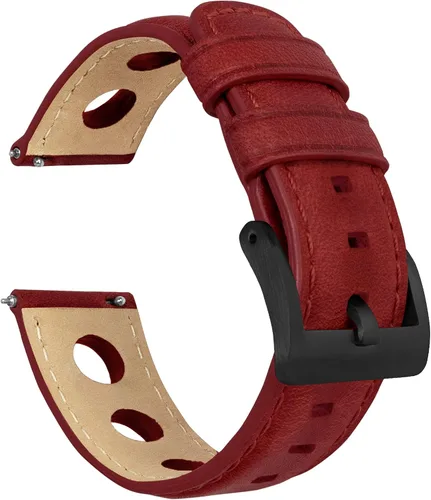 Vista 21 de Barton Racing & Rally Horween - Correas de cuero con barras de resorte de liberación rápida integradas, longitud estándar para muñecas de 5 a 8