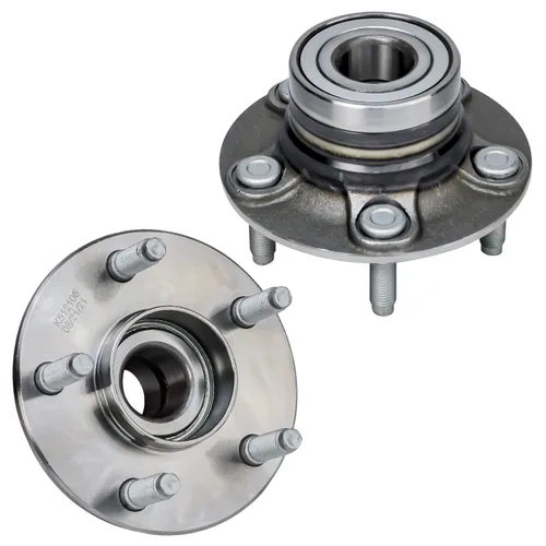 Vista 51 de Detroit Axle - 2.2L Bujes de rodamiento de rueda delanteros de 2 piezas para Honda Accord 90-97, 97 Acura CL, 2 rodamientos de ruedas y conjunto