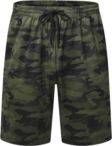 Vista 4 de MoFiz Mens Short Sets Outfits Sweatsuits Two Piece Outfits Summer Sets Comfortable ShortsShirt Camo