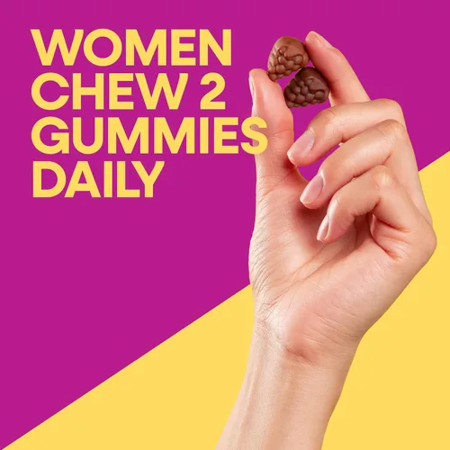 Vista 5 de Nature's Way ¡Alive! Gomitas multivitamínicas para mujer, vitaminas A, C