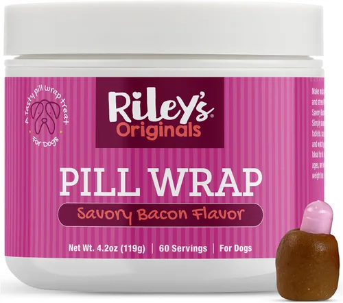 Vista 10 de Riley's Pastillero para perros – Pasta de pastillas de queso y tocino para perros – 4.2 oz