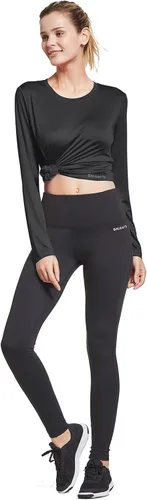 Vista 5 de BALEAF Women's Long Sleeve Running Shirts Workout Tops Athletic Active Quick Dry Soft Lightweight