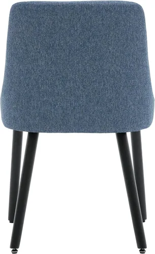 Vista 6 de MINCETA Dining Chair,Morden Upholstered Kitchen Chair with Wood-Leg for Kitchen,Set of 2,Performance Fabric in Navy