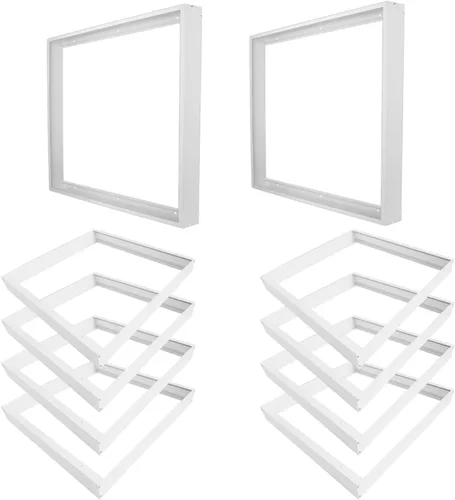 Vista 9 de Kit de montaje en superficie de 1 x 4 para panel plano LED, marco de techo de aluminio para 12 x 48 x 3.13 pulgadas, bueno para panel iluminado