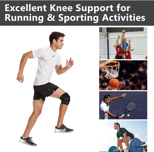Vista 2 de ComfiLife Rodillera para aliviar el dolor de rodilla – Rodillera de neopreno para entrenar, correr, recuperación de lesiones – Estabilizadores