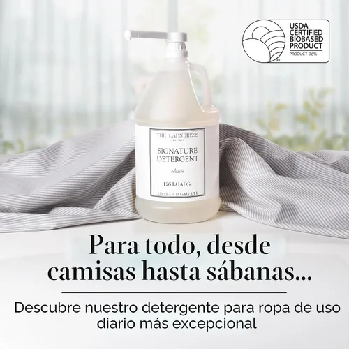 Vista 2 de The Laundress Signature - Detergente para ropa de lujo, aroma clásico, 126