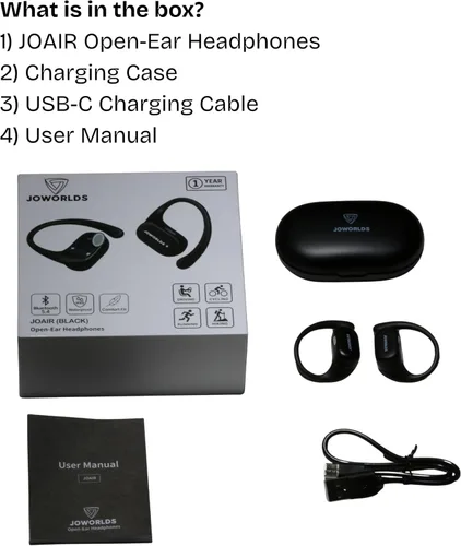 Vista 10 de Auriculares Bluetooth de conducción de aire, IPX5 impermeables de conducción de aire, audífonos sobre la oreja con micrófono, auriculares sobre