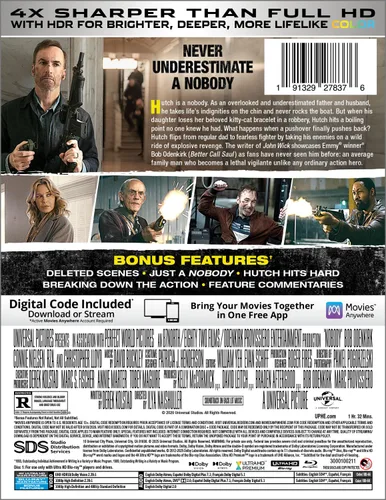 Vista 3 de Nobody - Steelbook de edición limitada (4K Ultra HD + Blu-ray + Digital)