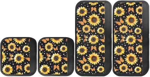 Vista 37 de Juego de 4 fundas para manijas de microondas con diseño de rayas de vaca tribal, azteca, decoración de cocina, antideslizantes, a prueba
