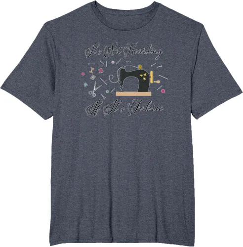 Vista 82 de It's Not Hoarding If Its - Camiseta de costura para acolchado, Blanco, S
