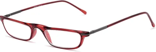 Vista 8 de The Posh Reader - Lentes de lectura, marco rectangular de metal con bisagra de resorte para hombres y mujeres + 1.00 color negro