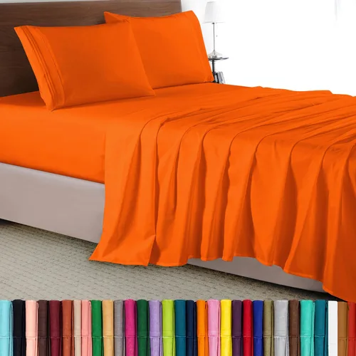 Vista 74 de Elegant Comfort - Juego de sábanas de lujo de 4 piezas - Ropa de cama de lujo de 1500 hilos, calidad de hotel prémium, microfibra, resistente a