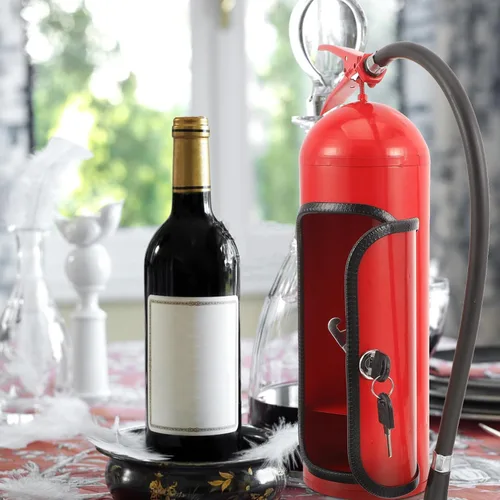Vista 3 de Angoily Contenedor de vino único para almacenamiento de vino para decoración de bar, creativo para amigos, familia, para fiestas y celebraciones