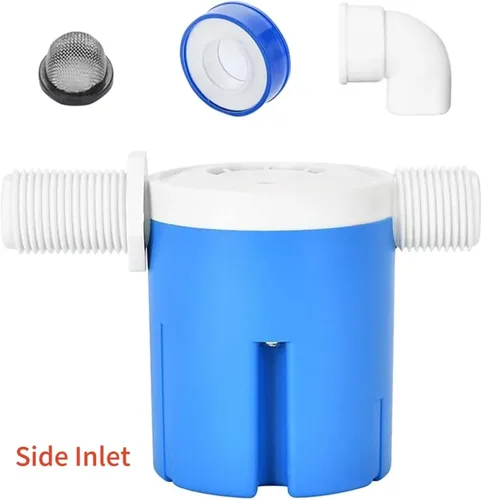 Vista 3 de 1/2'' Automatic Float Valve Water Level Control for Livestock Drinking Water Tank Swimming Pool Aquarium Automatic Irrigation(Side Inlet)