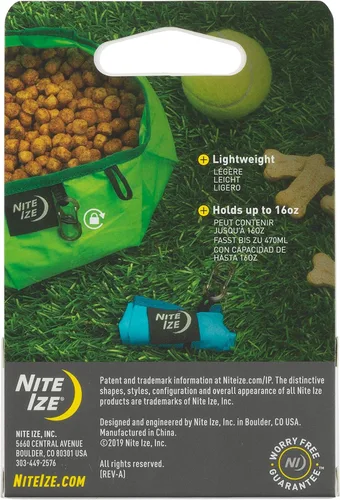 Vista 7 de Nite IZE RadDog - Cuenco plegable para perros, cuenco ligero para alimentos y agua