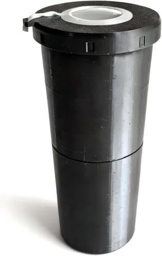 Vista 7 de Vaso portátil impreso en 3D con semillas de girasol, almacenamiento de 3.1 onzas y colector de carcasa de 1.1 onzas, soporte redondo de viaje